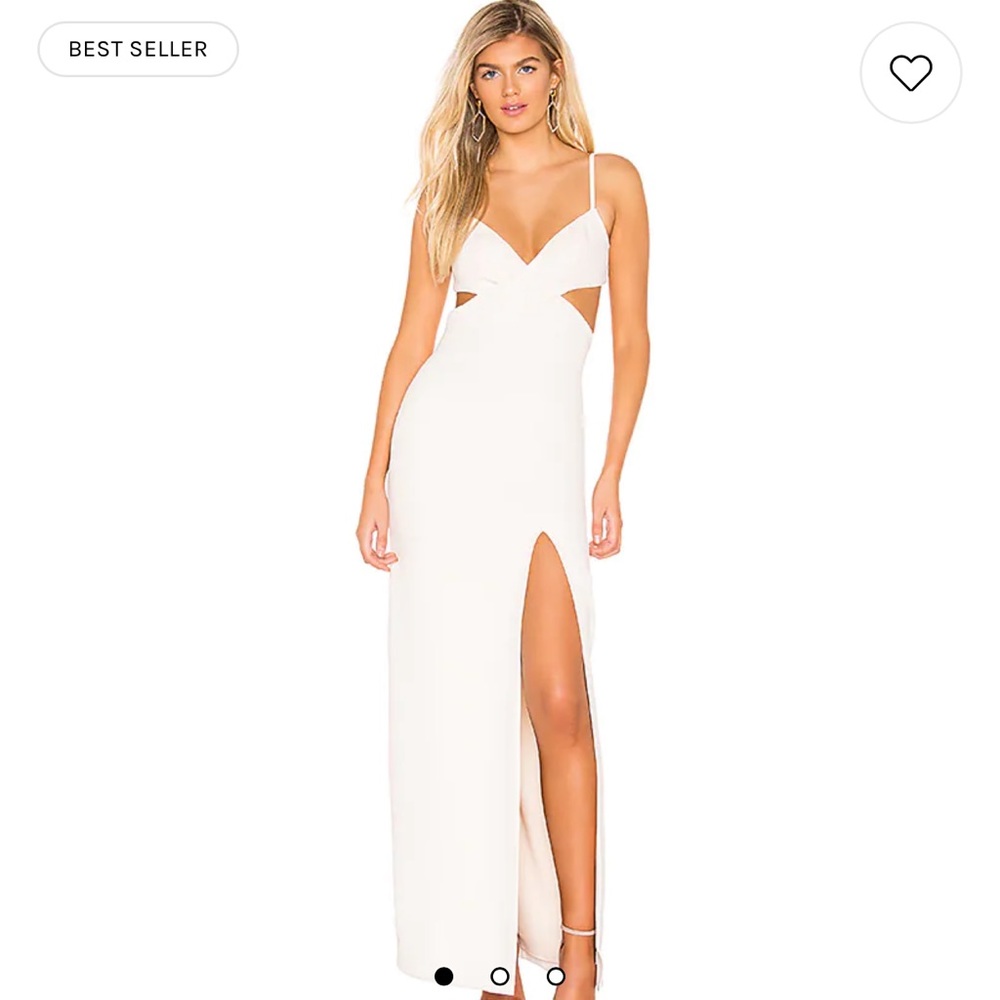 Lovers and Friends Silk Cutout Savannah Gown - Picture 4 of 8
